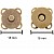 5 pcs Sew-In Magnetic Snaps for Bags 18 mm