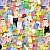 Full of Purrsonality, Quilt Back 274 cm (108'')