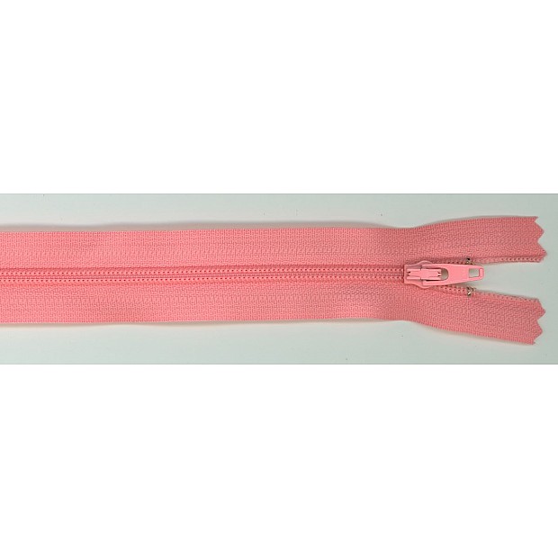 Zipper pink fosting 35.5 cm