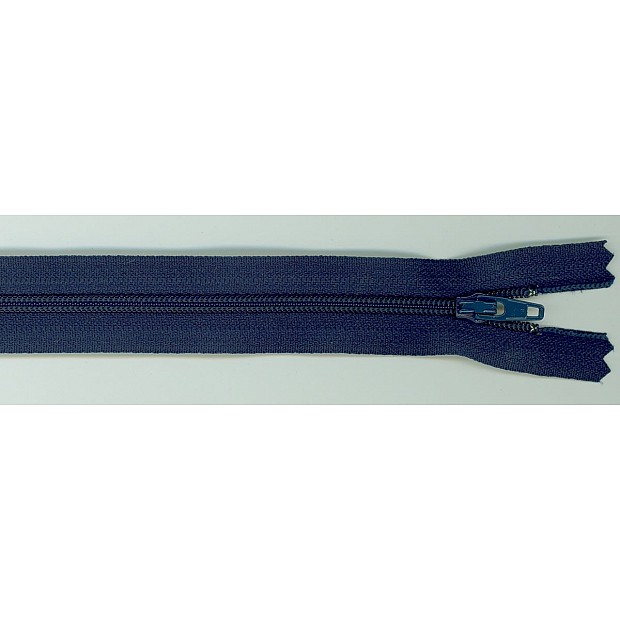 Zipper navy blue 35.5 cm