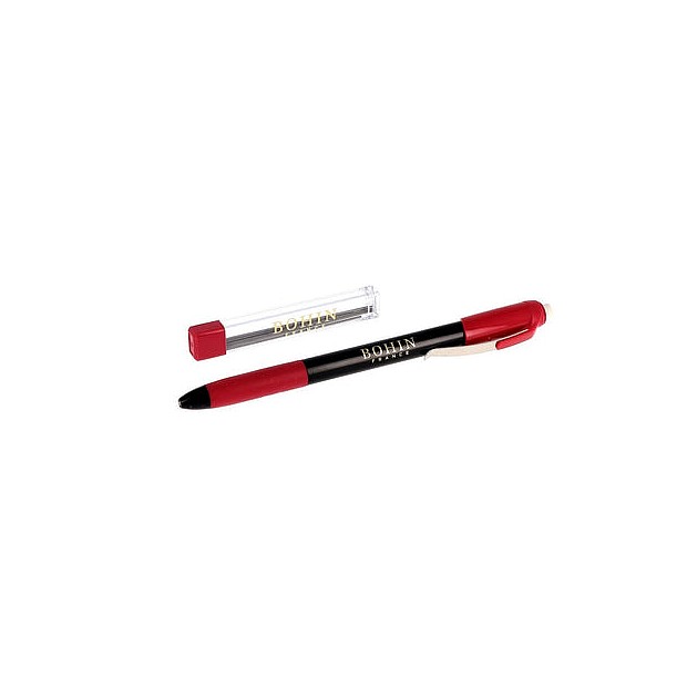 Crayon craie porte-mine + 6 mines BLACK (dark grey)