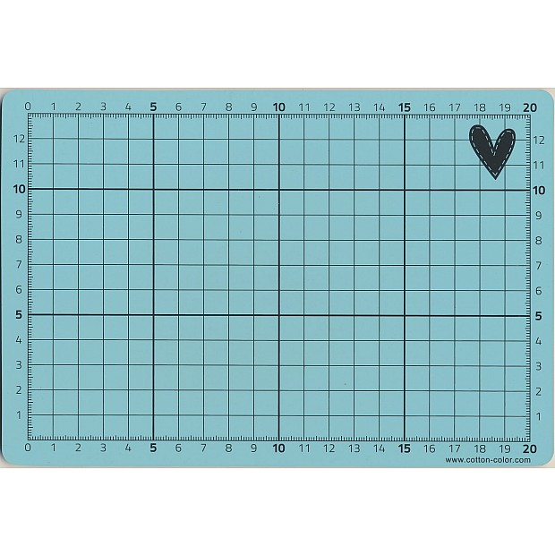 Mini Metric Cutting mat 15 cm x 22 cm - Rollschneidematte