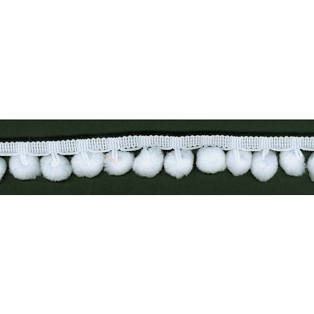 10 mm Ball Fringe Ribbon 25 mm wide