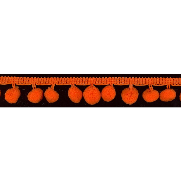 10 mm Ball Fringe Ribbon 25 mm wide