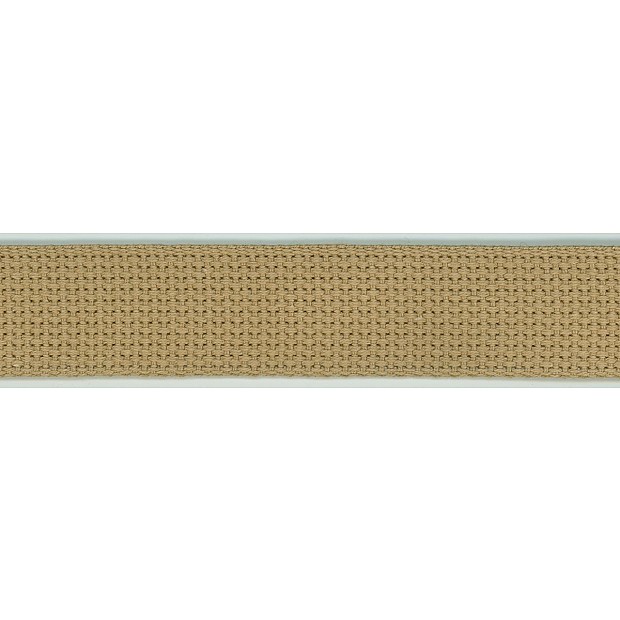 Cotton Belting 3.2 cm khaki, Gurtband