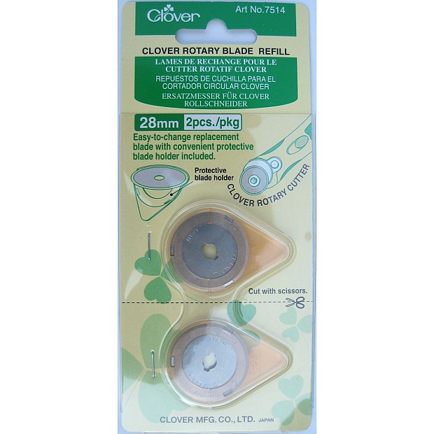 2 pcs Replacement Blades for Clover 28mm