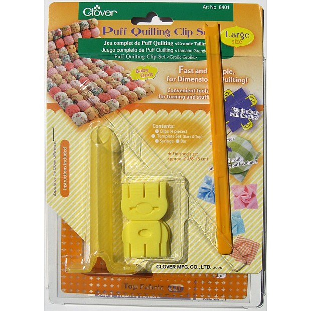 Puff Quilting Clip Set large 6 cm