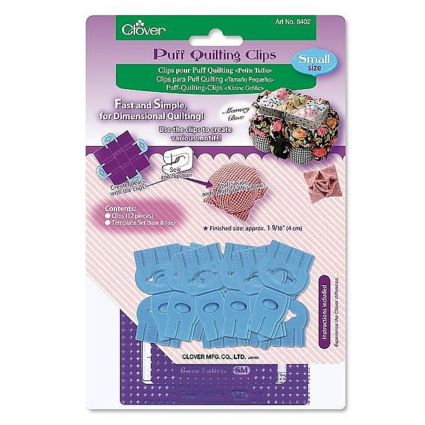 Clips & Base for Puff Quilting small 4cm