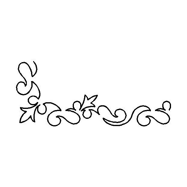 Border Bella with Corner, 6.4 cm