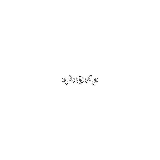 Border Flower, 28 x 6.4 cm