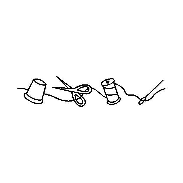 Thimble & Thread Border, 7.6 cm
