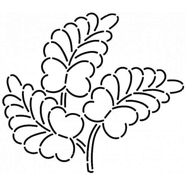 Block Heirloom Feather Plume, 18 cm