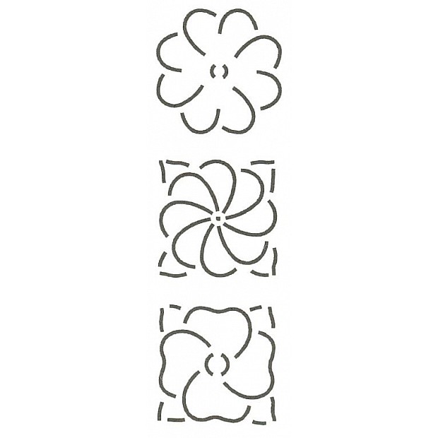 Flower 3 Blocks, 7.6 cm (3 inch)