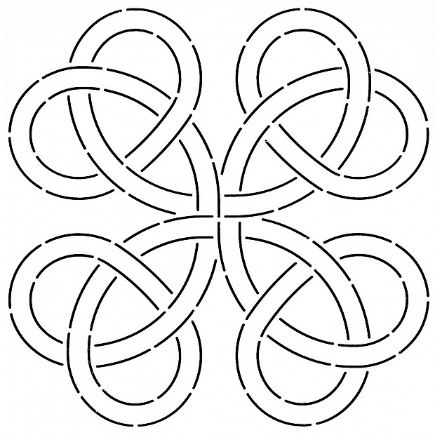 Block True Lover's Knot 28 cm (11'')