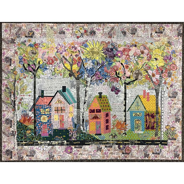 Birch Street Collage quilt pattern 