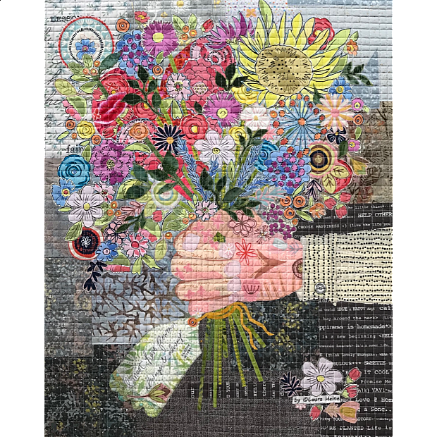 Always & always collage quilt pattern 