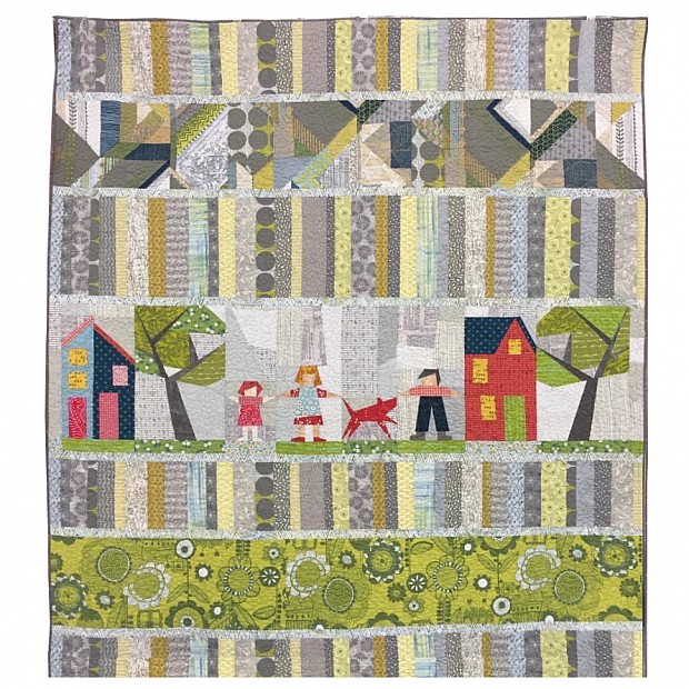 Paper Dolls pieced quilt pattern 