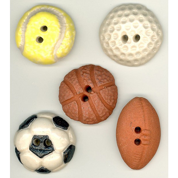 sport balls 25 mm - 28 mm, 5 buttons