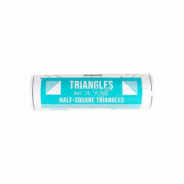 800 Triangles on a Roll 2'' finished