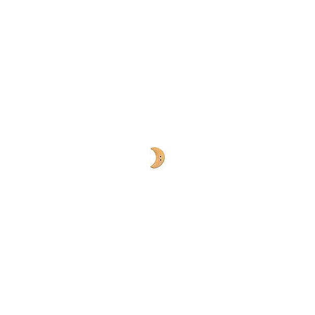 Small Harvest Moon (10 x 11 mm)