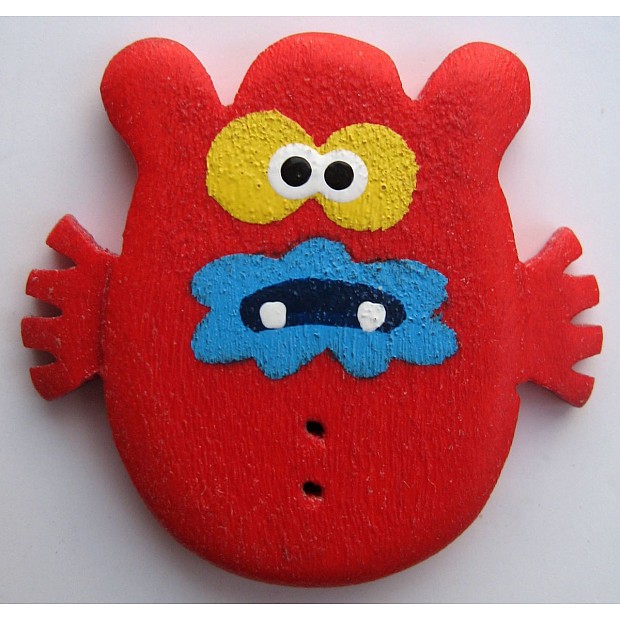 rotes Monster 30 mm