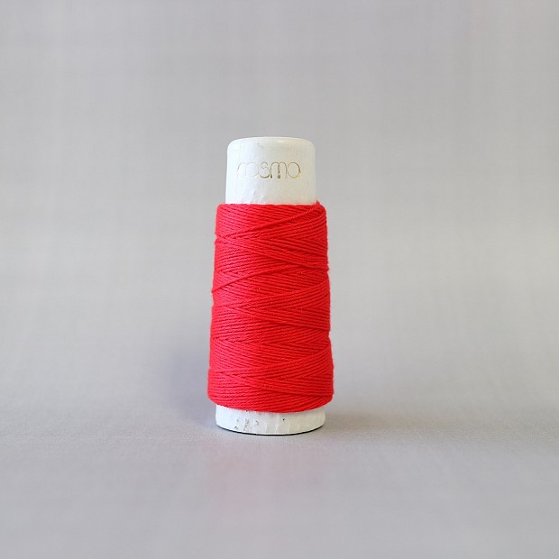 Hidamari Sashiko Yarn watermelon red 30 m