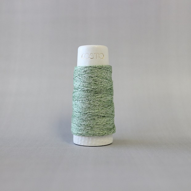Hidamari Sashiko Yarn Mojito Green 30 m