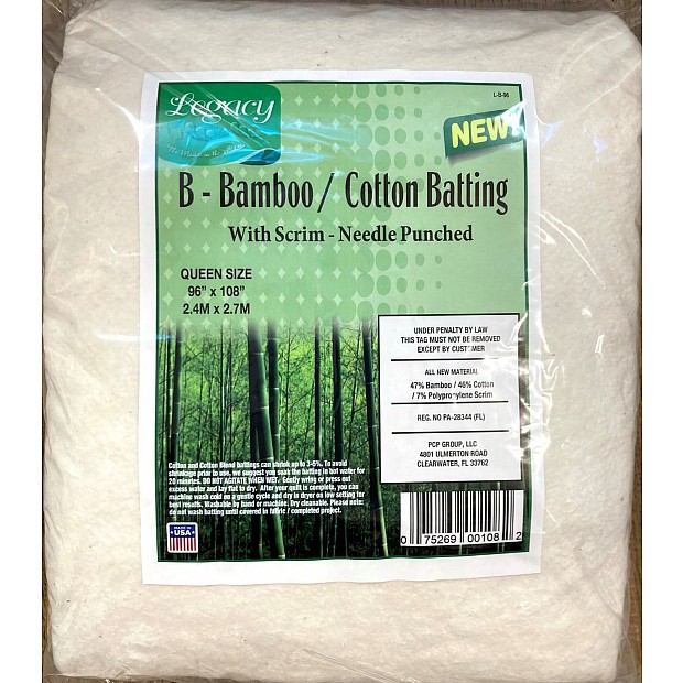 Legacy Bamboo Mix Batting B-96 244 x 270 cm