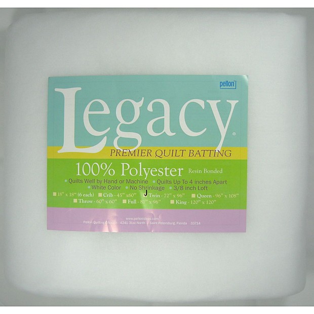 Legacy Polyester Batting P-72 182 x 244 cm