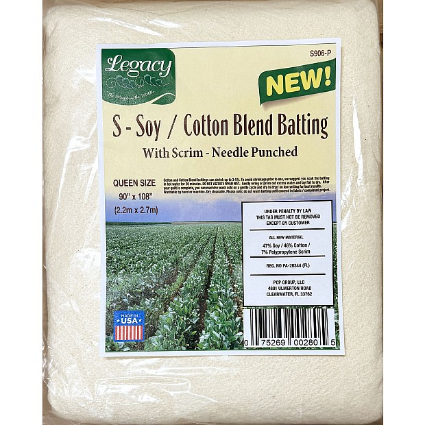 Soy Cotton Blend Batting S-906P