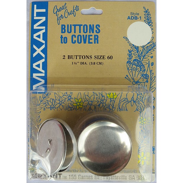 2 Buttons to Cover 38 mm (1 1/2'') with tool