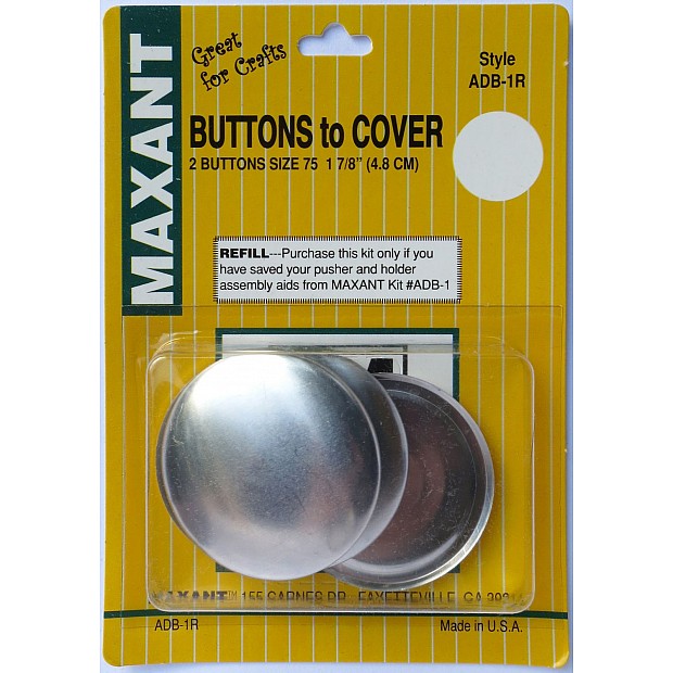 Refill, 2 Buttons to Cover 48 mm, no tool