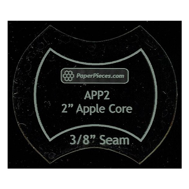 Acrylic Apple Core 2'' Template