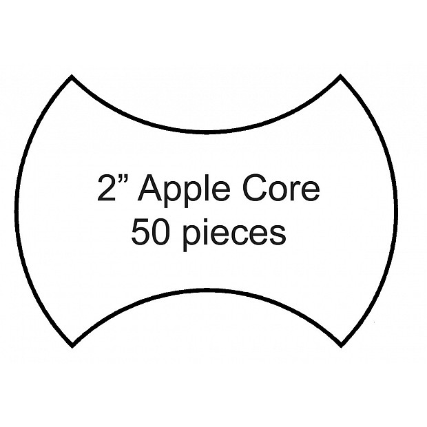 Paper Pieces Apple Core 2''