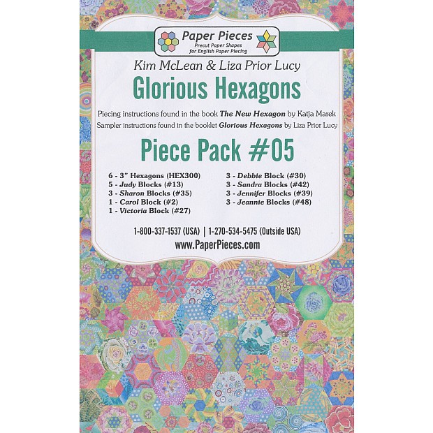 Glorious Hexagons Paper Pieces Pack #05