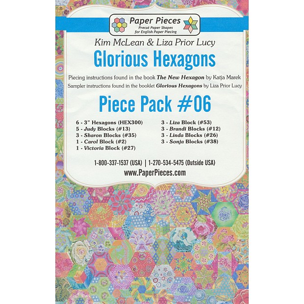 Glorious Hexagons Paper Pieces Pack #06
