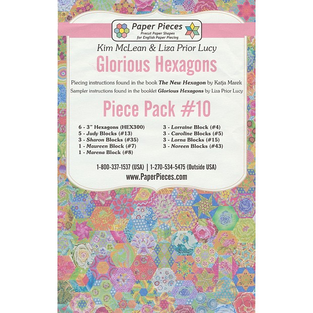 Glorious Hexagons Paper Pieces Pack #10