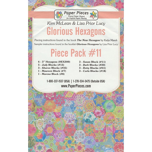 Glorious Hexagons Paper Pieces Pack #11