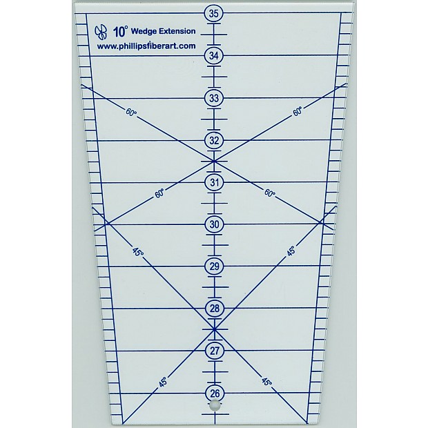 Wedge Ruler, 10° (10 Grad) Extention