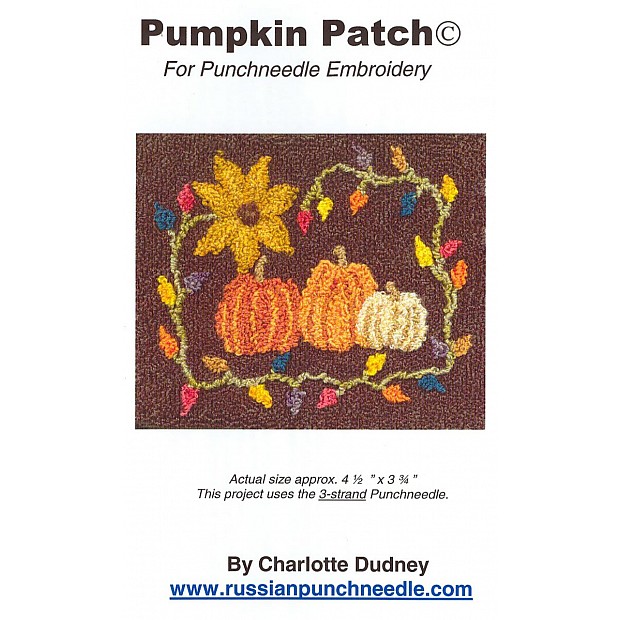 Pumpkin Patch Punchneedle Embroidery