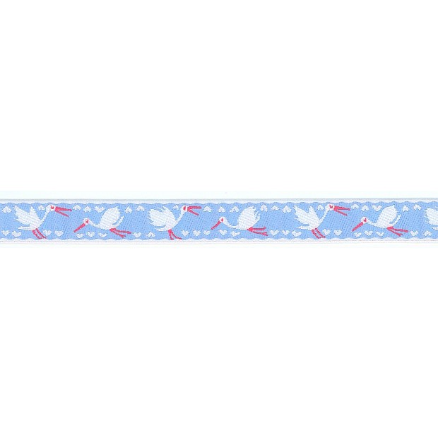 Blue Stork 15mm - Cotton Blend
