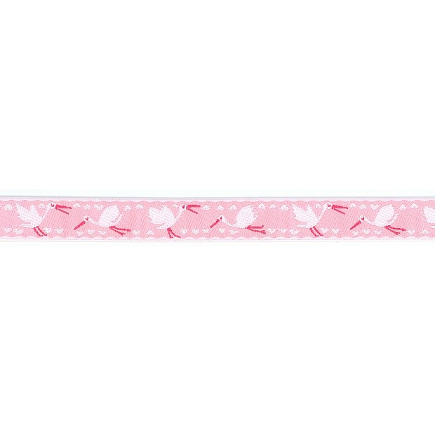 Pink Stork 15mm - Cotton Blend