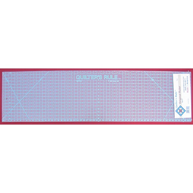 Ruler 16 x 60 cm teal metric