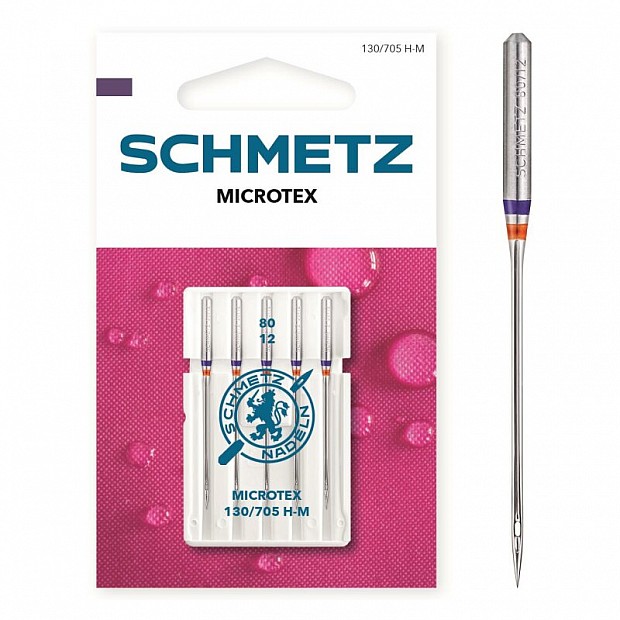 5 Microtex Sharp Schmetz Needles 80/12