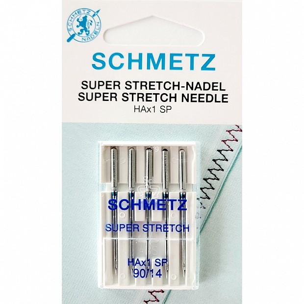 5 Super Stretch Schmetz Needles 90/14