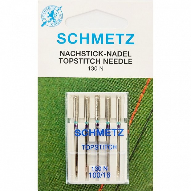 5 Topstitch Schmetz Needles 100/16