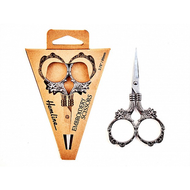 Floral Design Embroidery Scissors 9.5 cm
