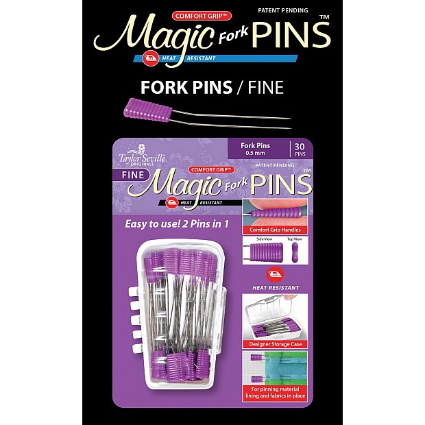 Magic Pins Fork Fine, 30 pieces