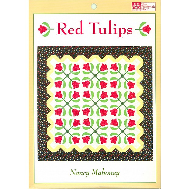 Red Tulips Quilt Size: 168 x 168 cm