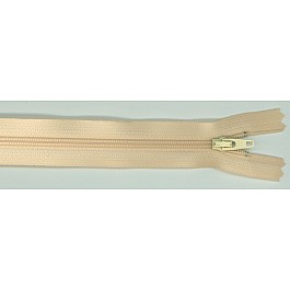 Zipper straw beige 35.5 cm